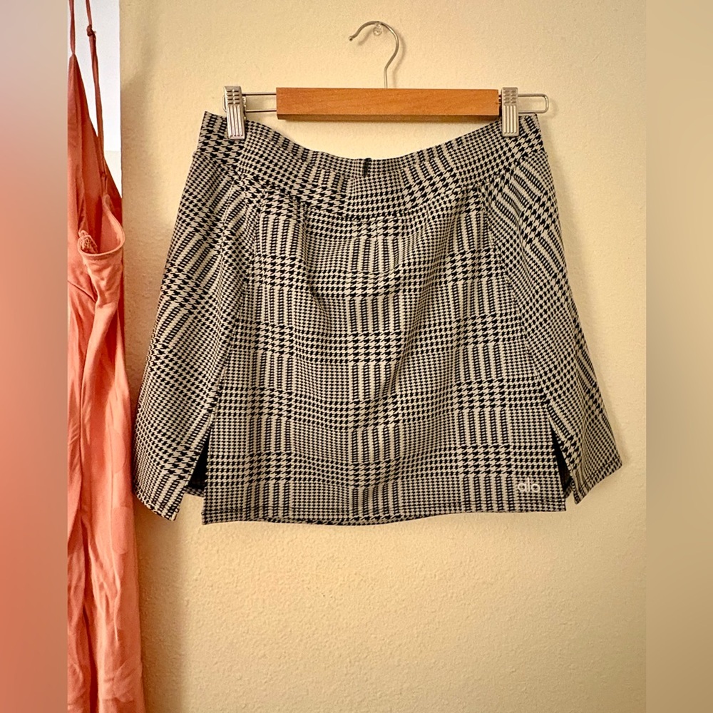 ALO Yoga - Glen Plaid Jacquard Tennis Skirt